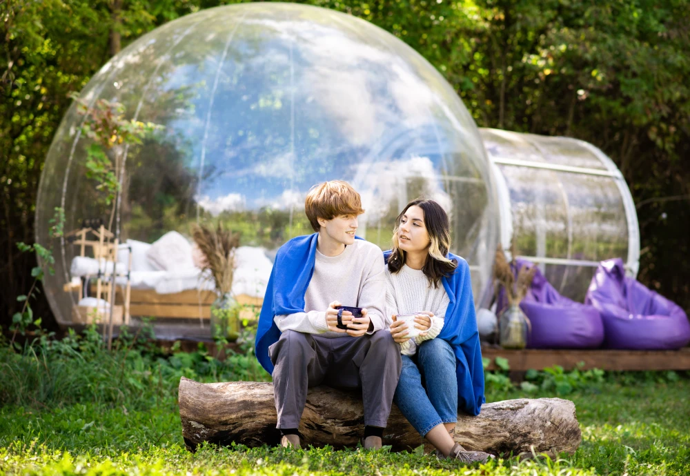 transparent igloo tent