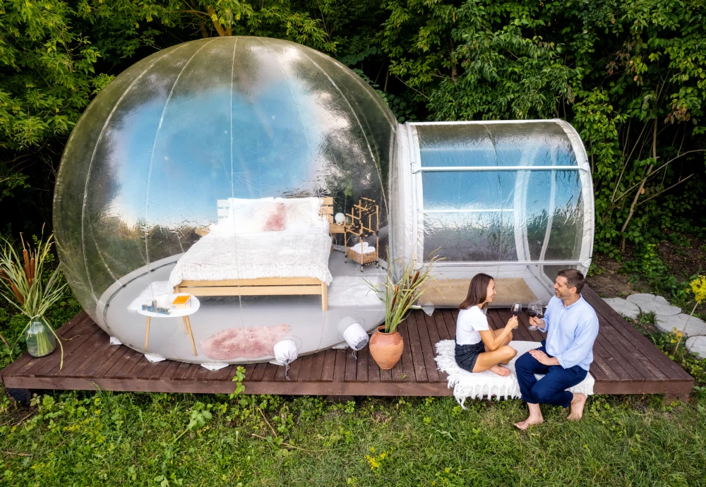 transparent igloo tent